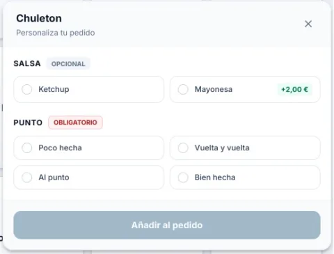 Tal como lo pidieron